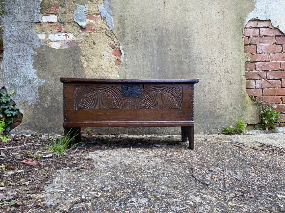 Small Early Oak Coffer