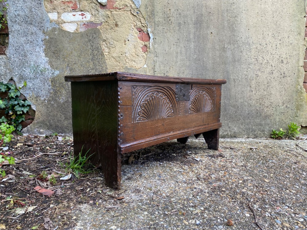 Small Early Oak Coffer View IV