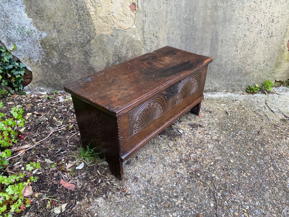 Small Early Oak Coffer View VI