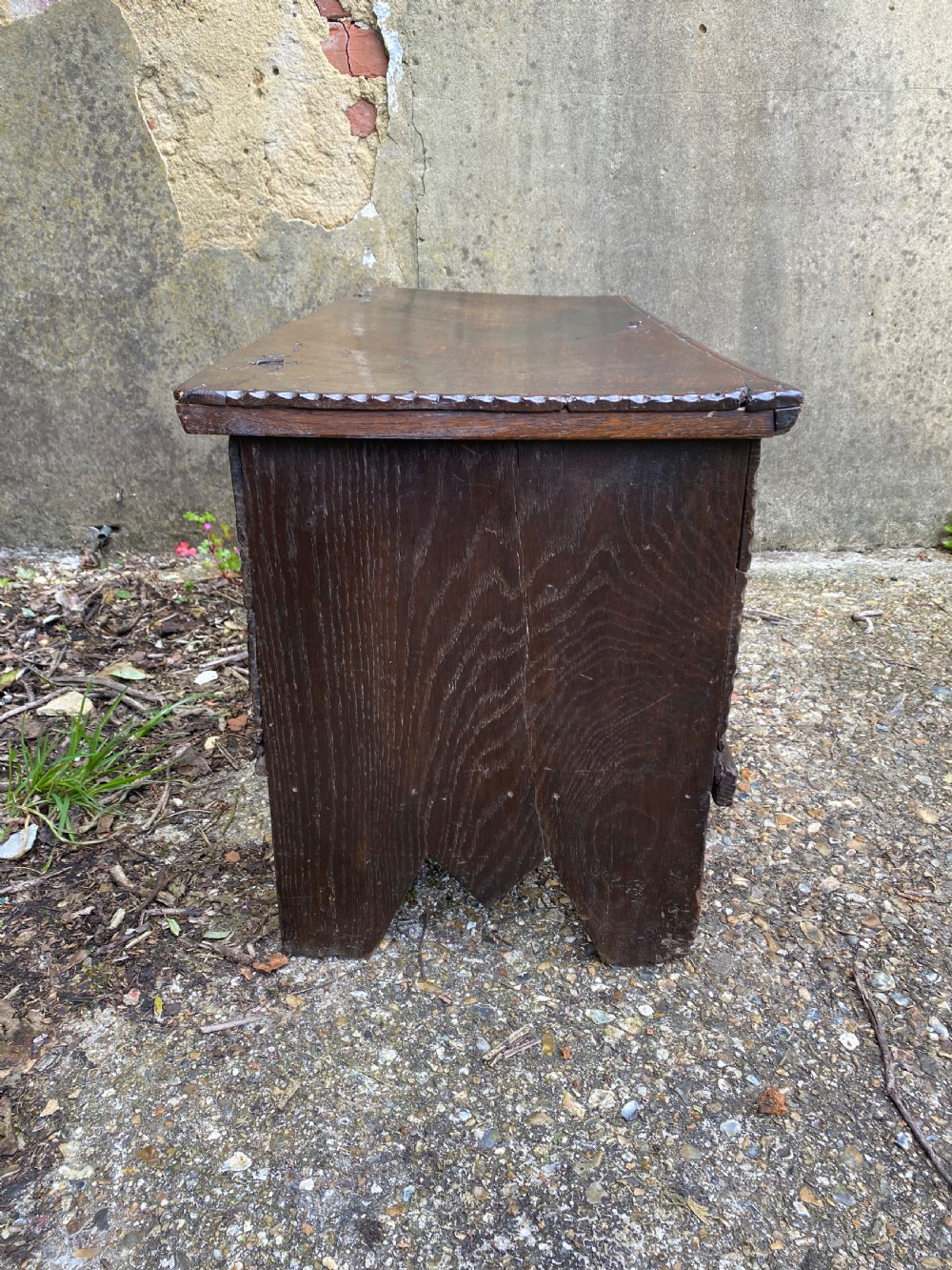 Small Early Oak Coffer View VII