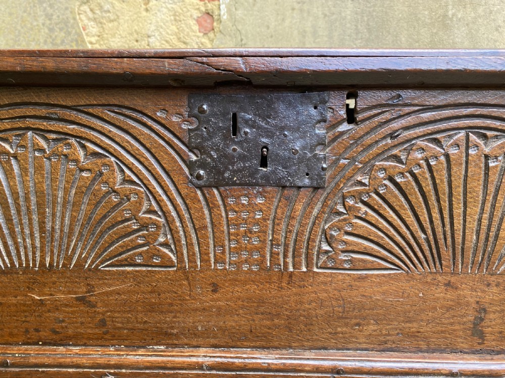 Small Early Oak Coffer View XIV
