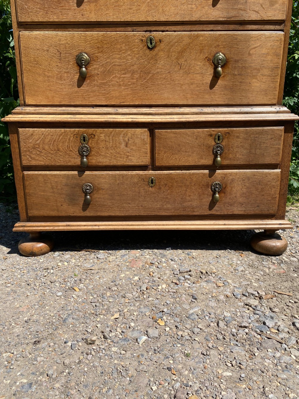 Georgian Oak Chest on Chest View VII