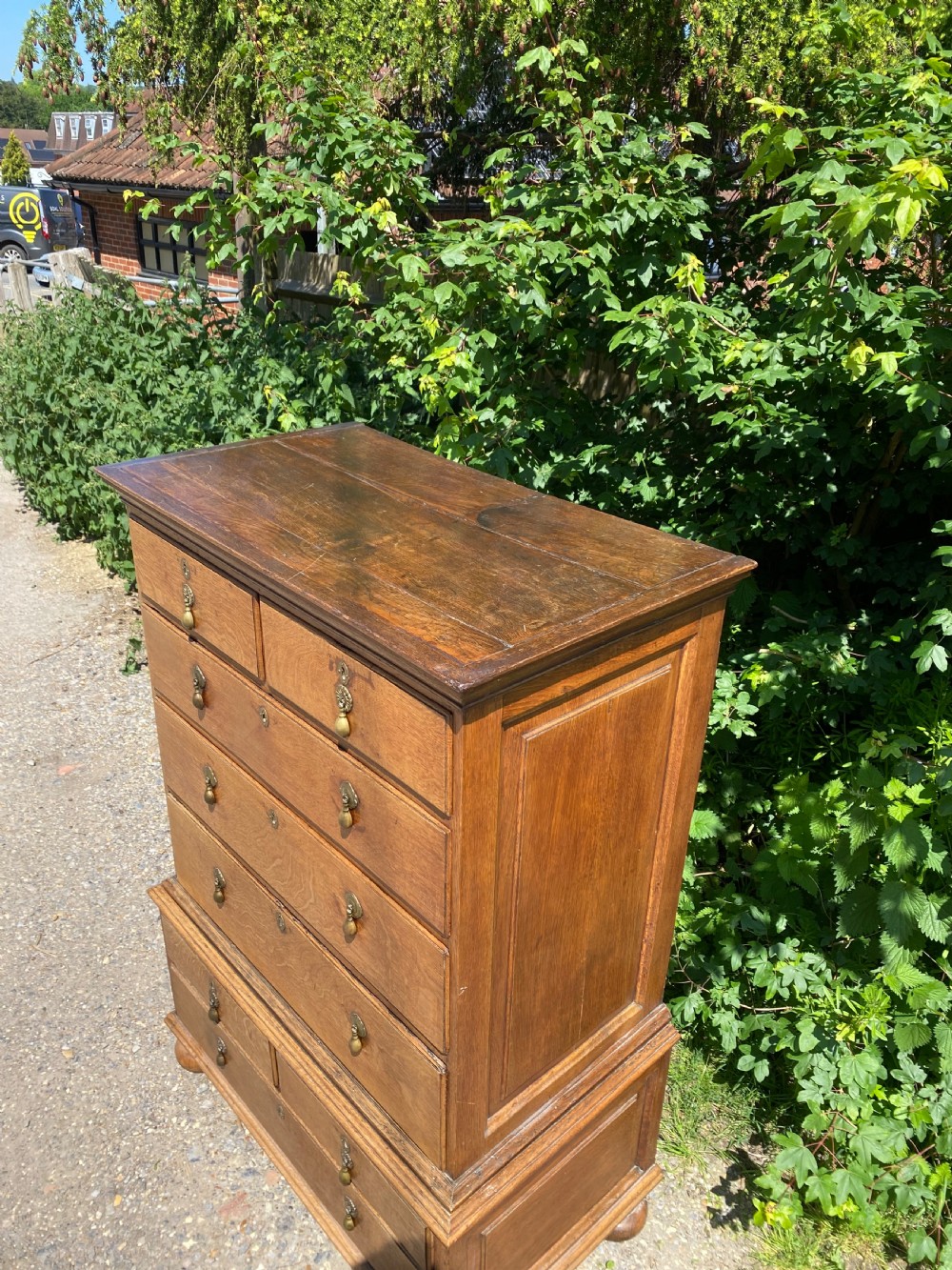 Georgian Oak Chest on Chest View VIII
