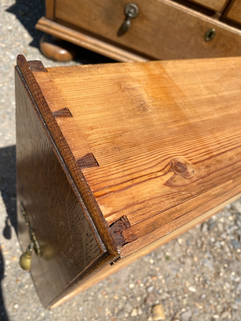 Georgian Oak Chest on Chest View XV