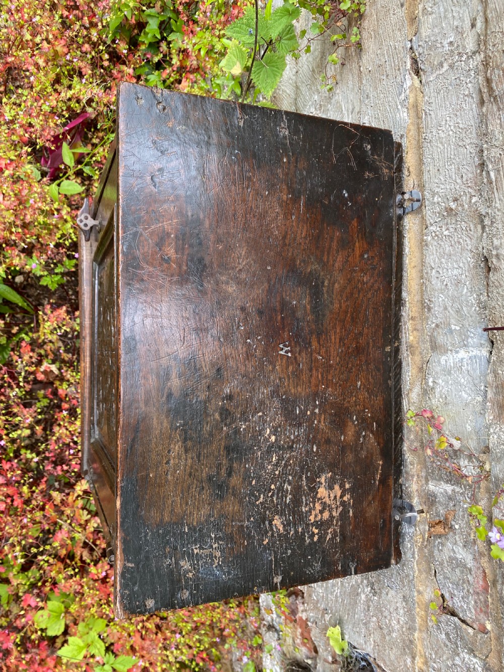 Early Oak Mural Cupboard  View XIX