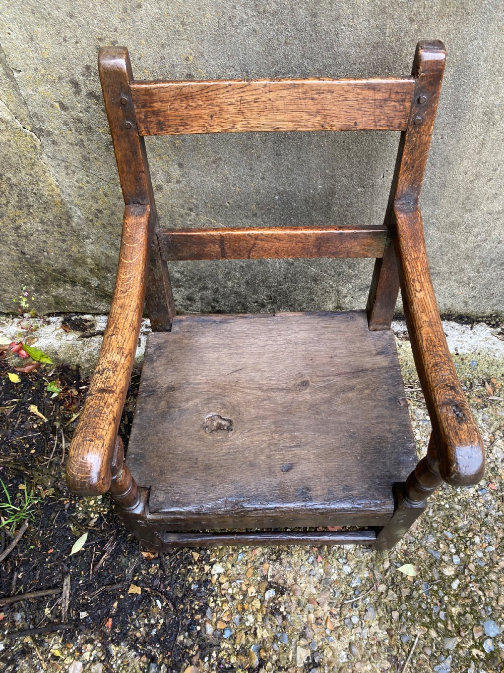 Early Oak Child’s Chair View IV