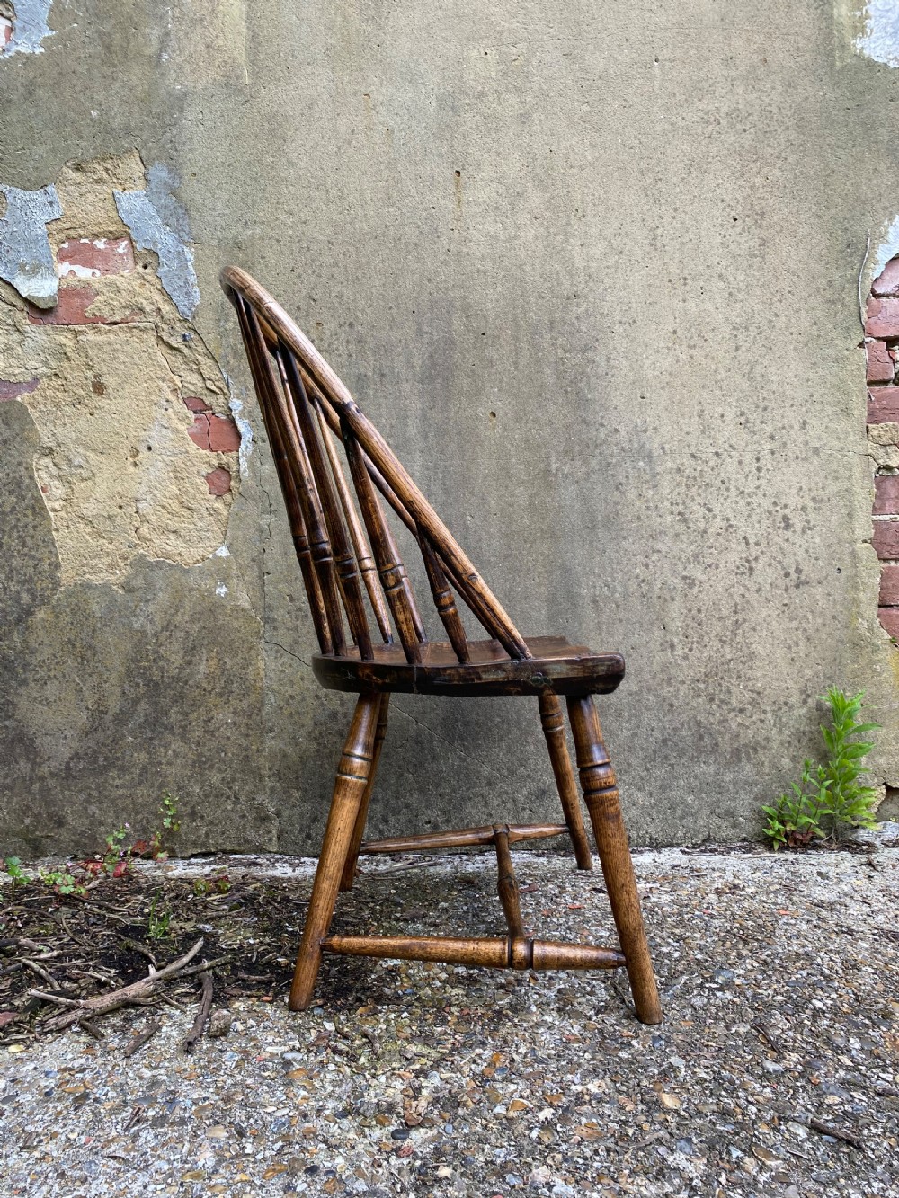 A Primitive Windsor Chair View V