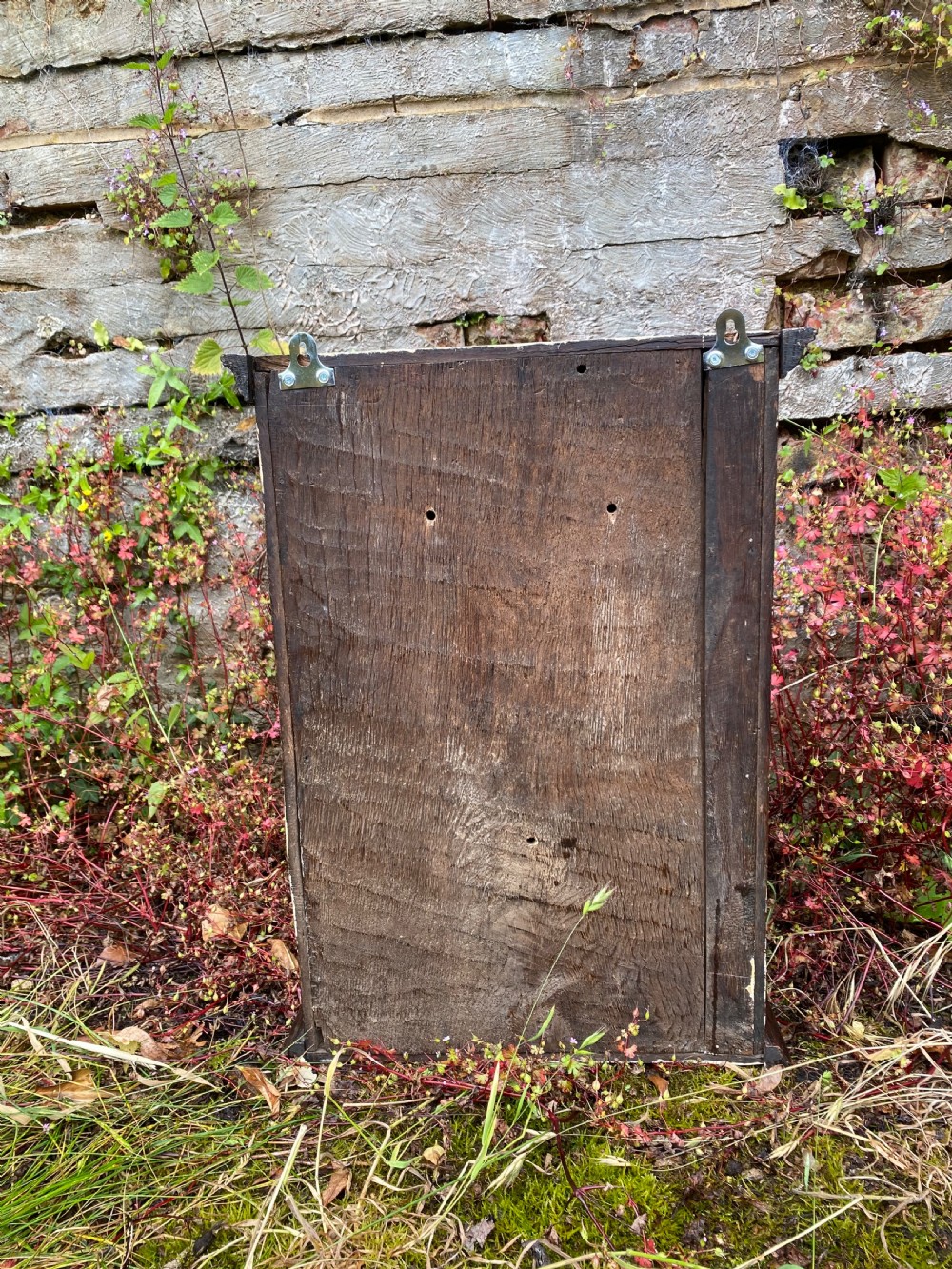 An Early Oak Spice wall Cupboard  View XXI