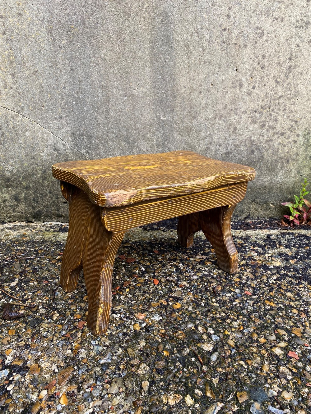 Antique Boarded Stool View III