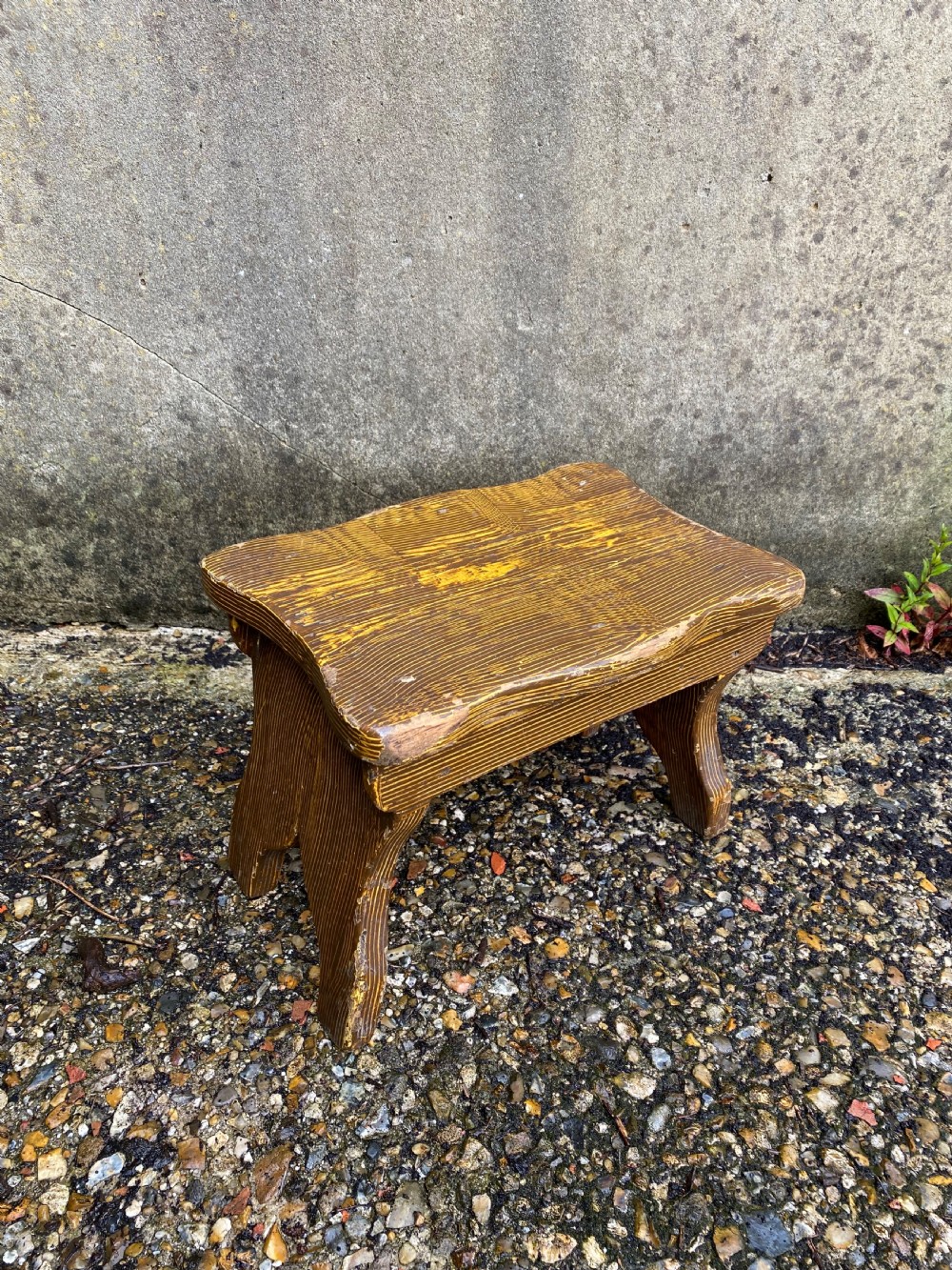 Antique Boarded Stool View IV