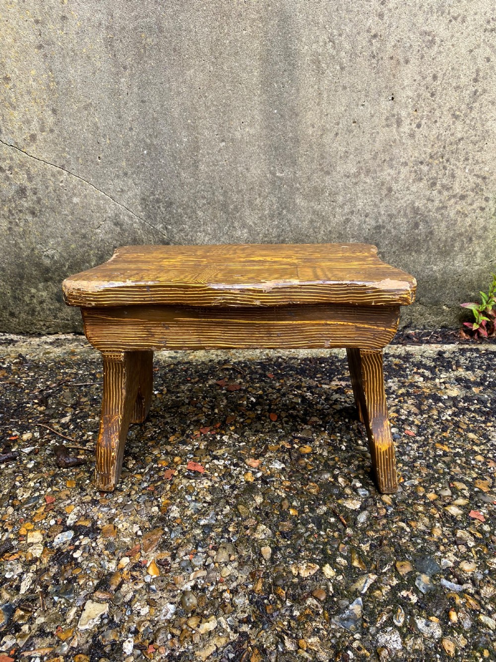 Antique Boarded Stool View V