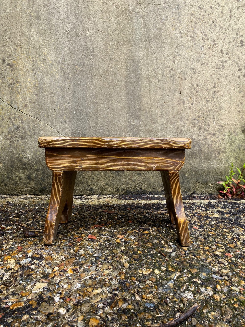 Antique Boarded Stool View VI