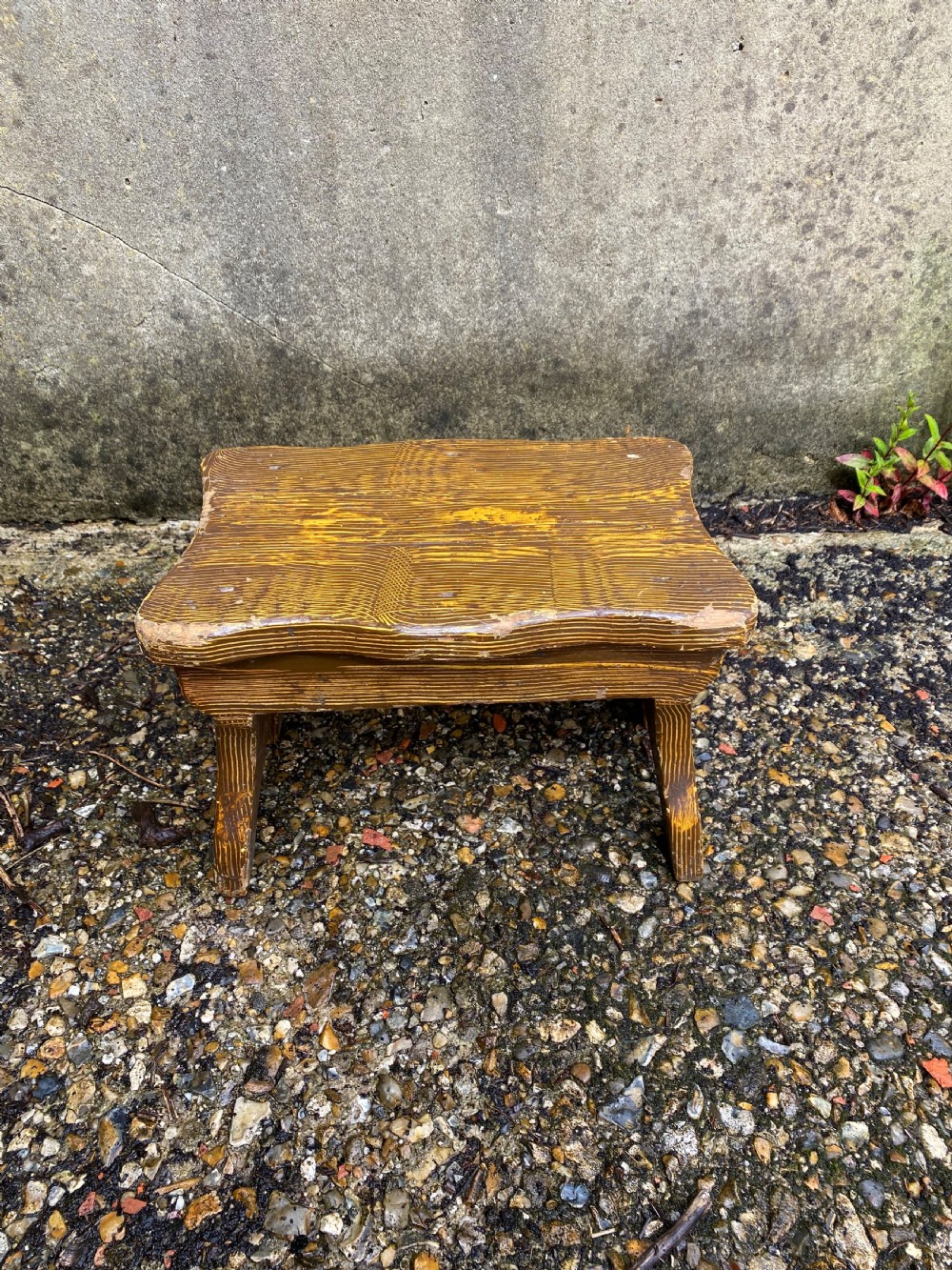 Antique Boarded Stool View VII
