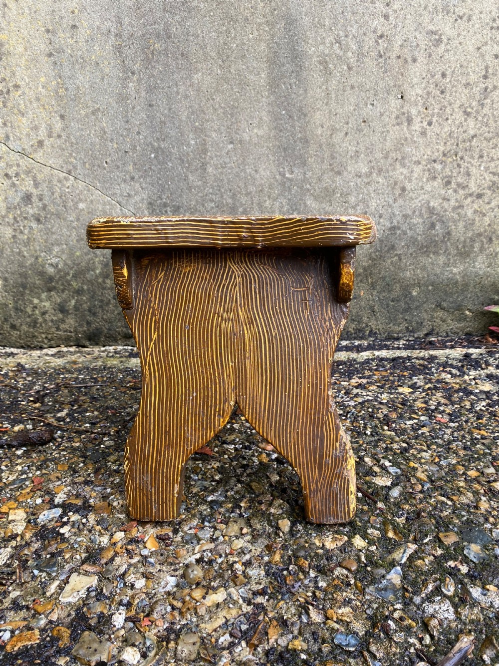 Antique Boarded Stool View VIII