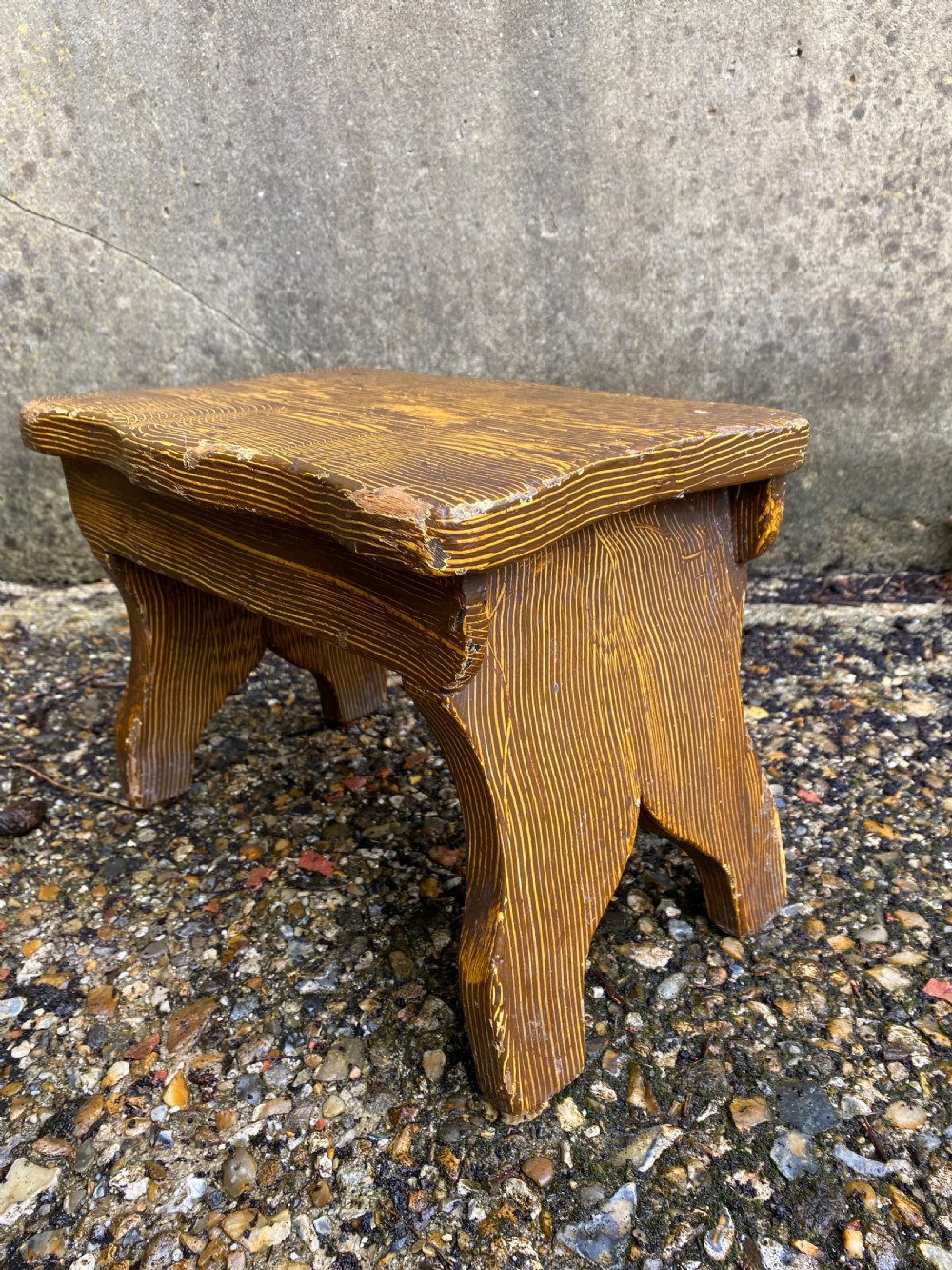 Antique Boarded Stool View IX