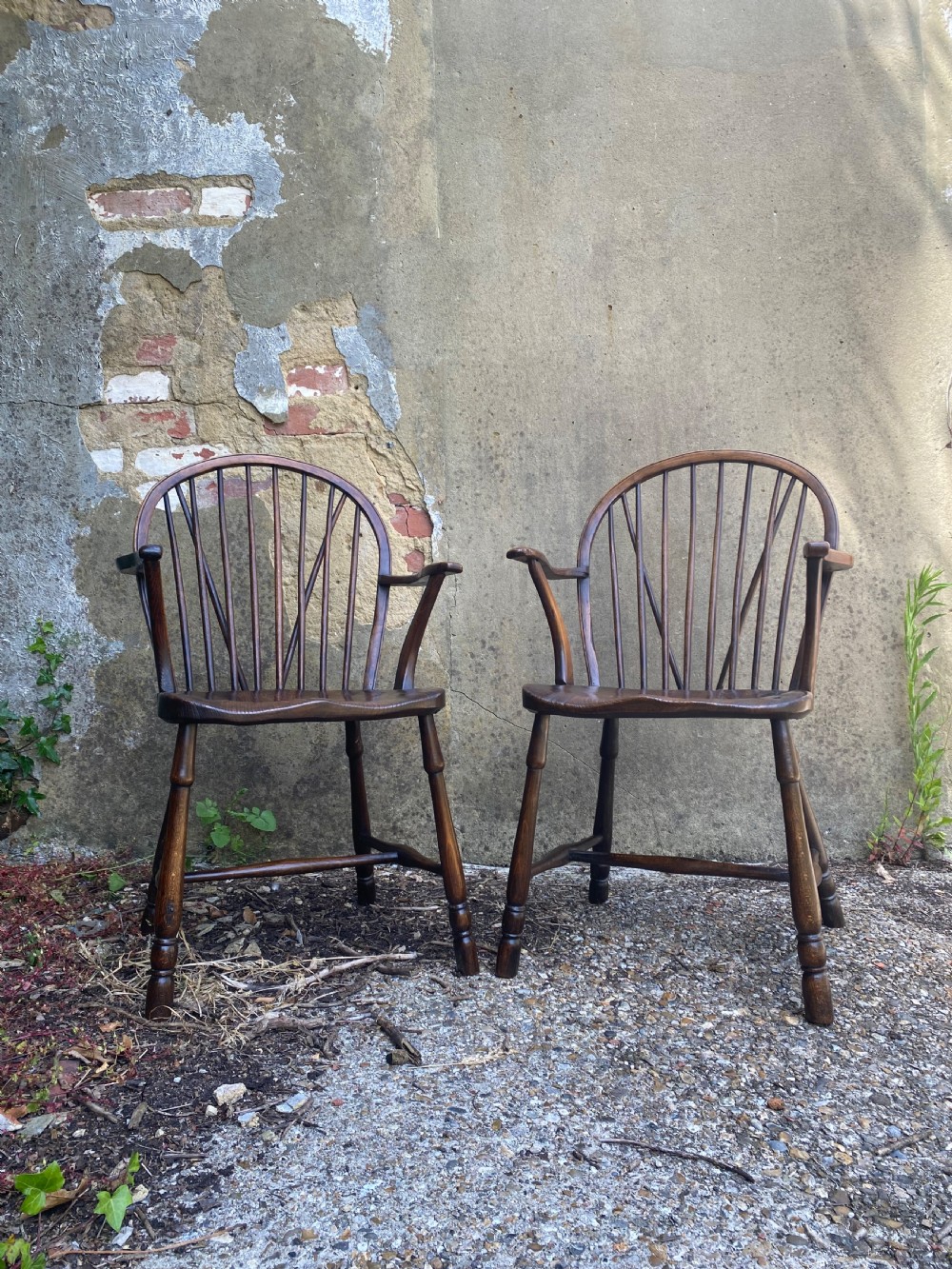 A Pair of Windsor Chairs 