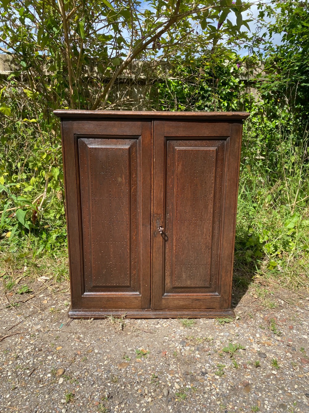 Early Oak Food Cupboard  View III