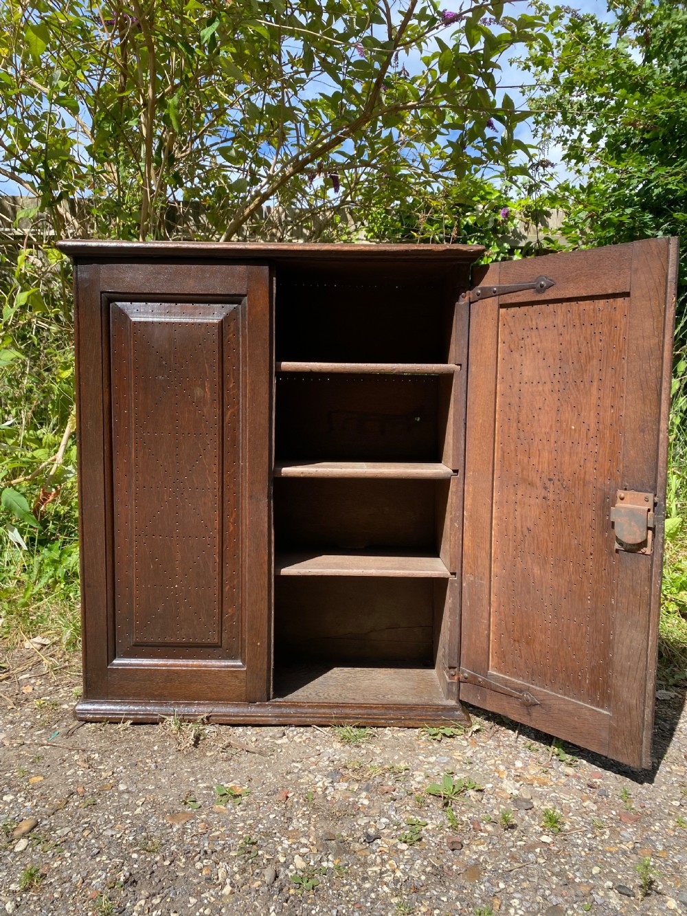 Early Oak Food Cupboard  View XII