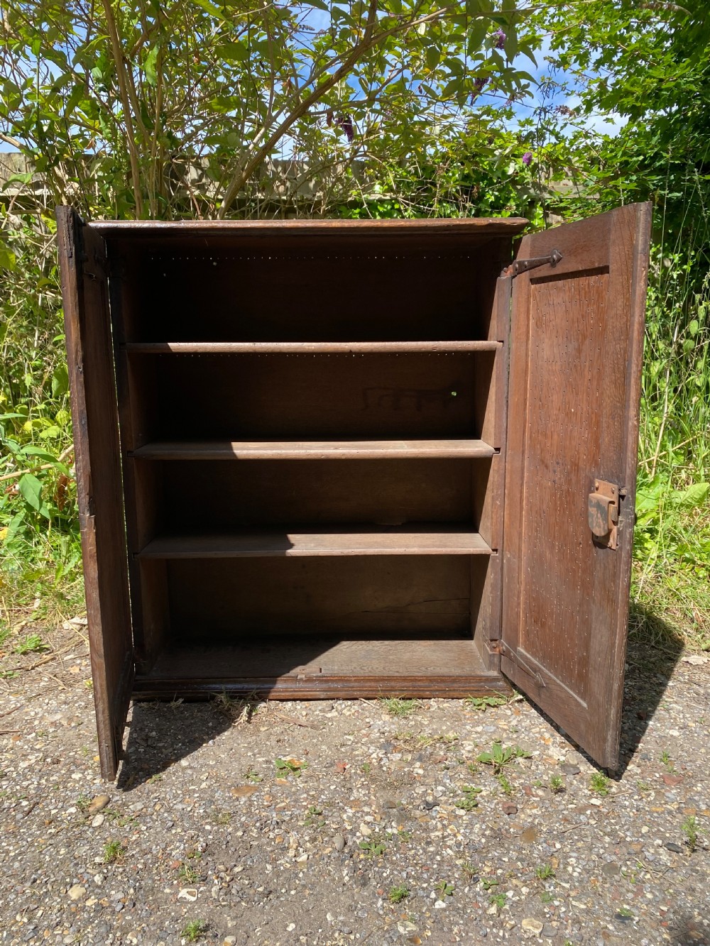 Early Oak Food Cupboard  View XIII