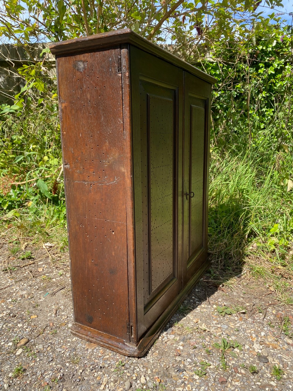 Early Oak Food Cupboard  View XVIII