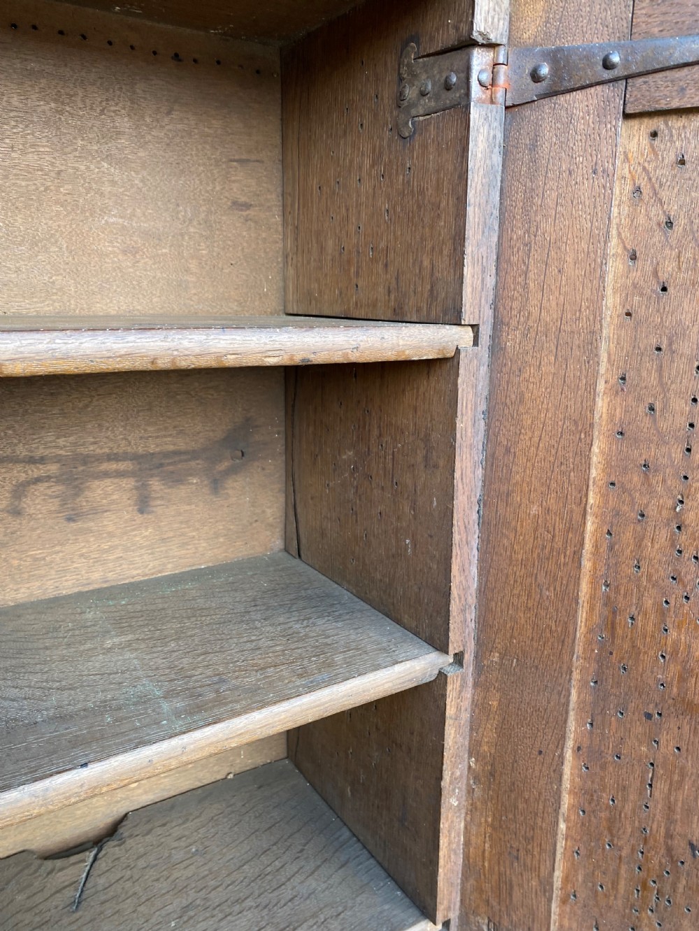 Early Oak Food Cupboard  View XXIV