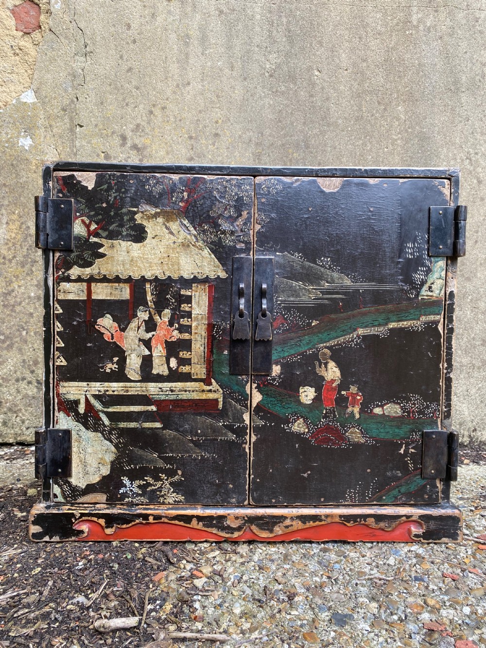 Antique Chinese Officials Table Cabinet  View III