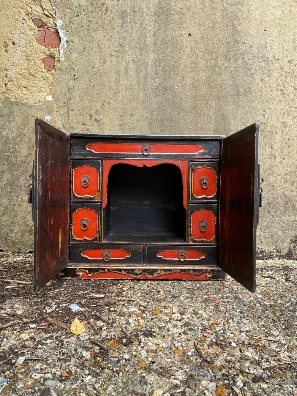 Antique Chinese Officials Table Cabinet  View IV