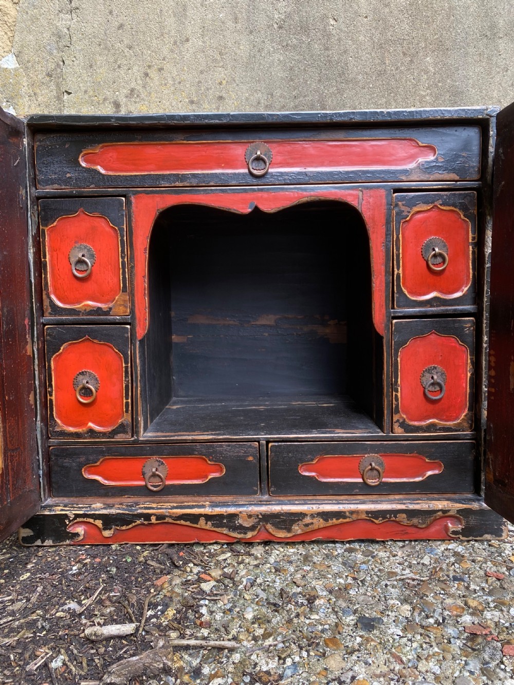 Antique Chinese Officials Table Cabinet  View V