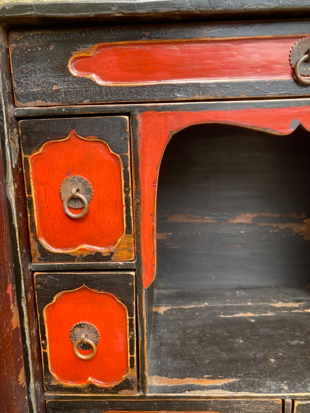 Antique Chinese Officials Table Cabinet  View VI