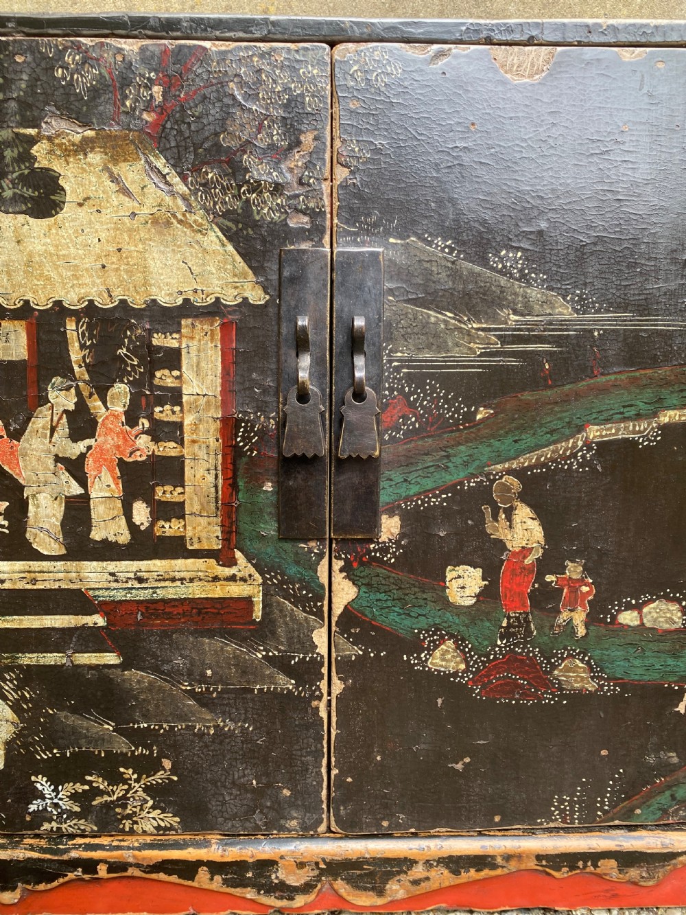Antique Chinese Officials Table Cabinet  View VII