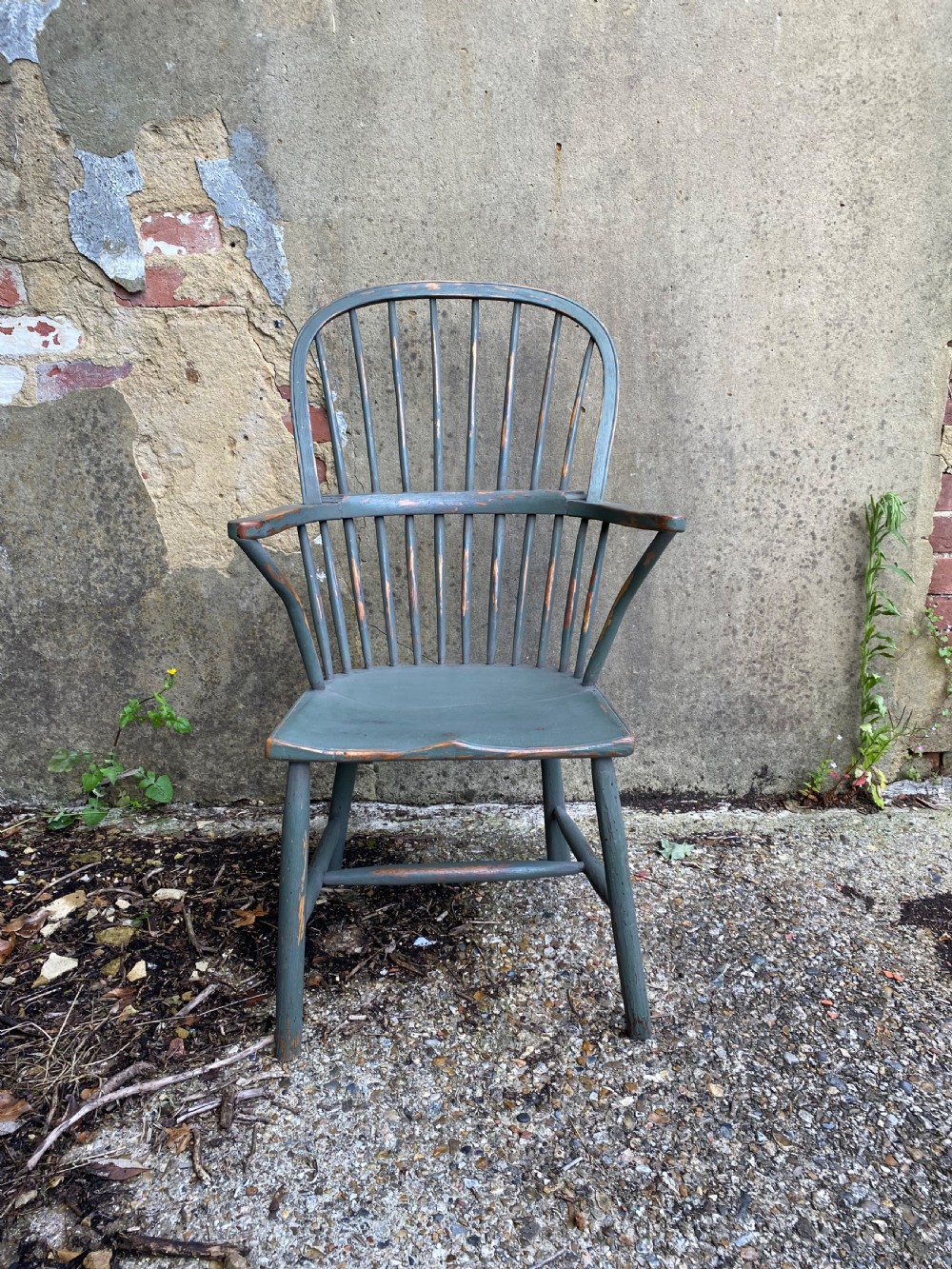 Antique Painted Windsor Chair  View VI