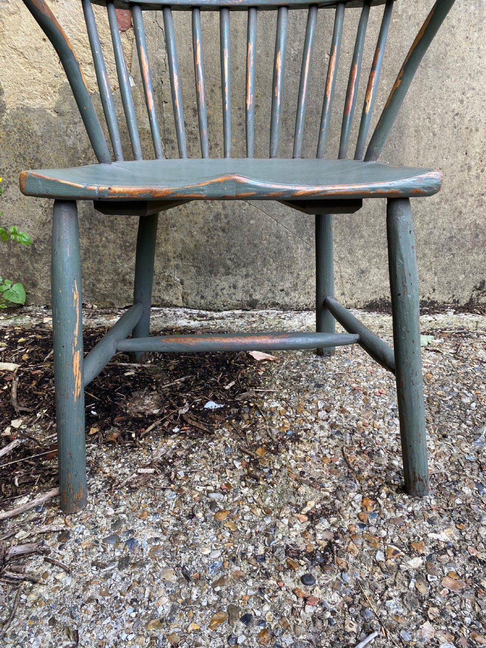 Antique Painted Windsor Chair  View VII