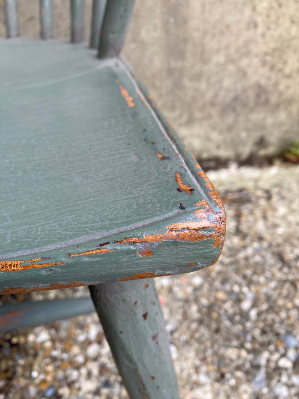 Antique Painted Windsor Chair  View IX