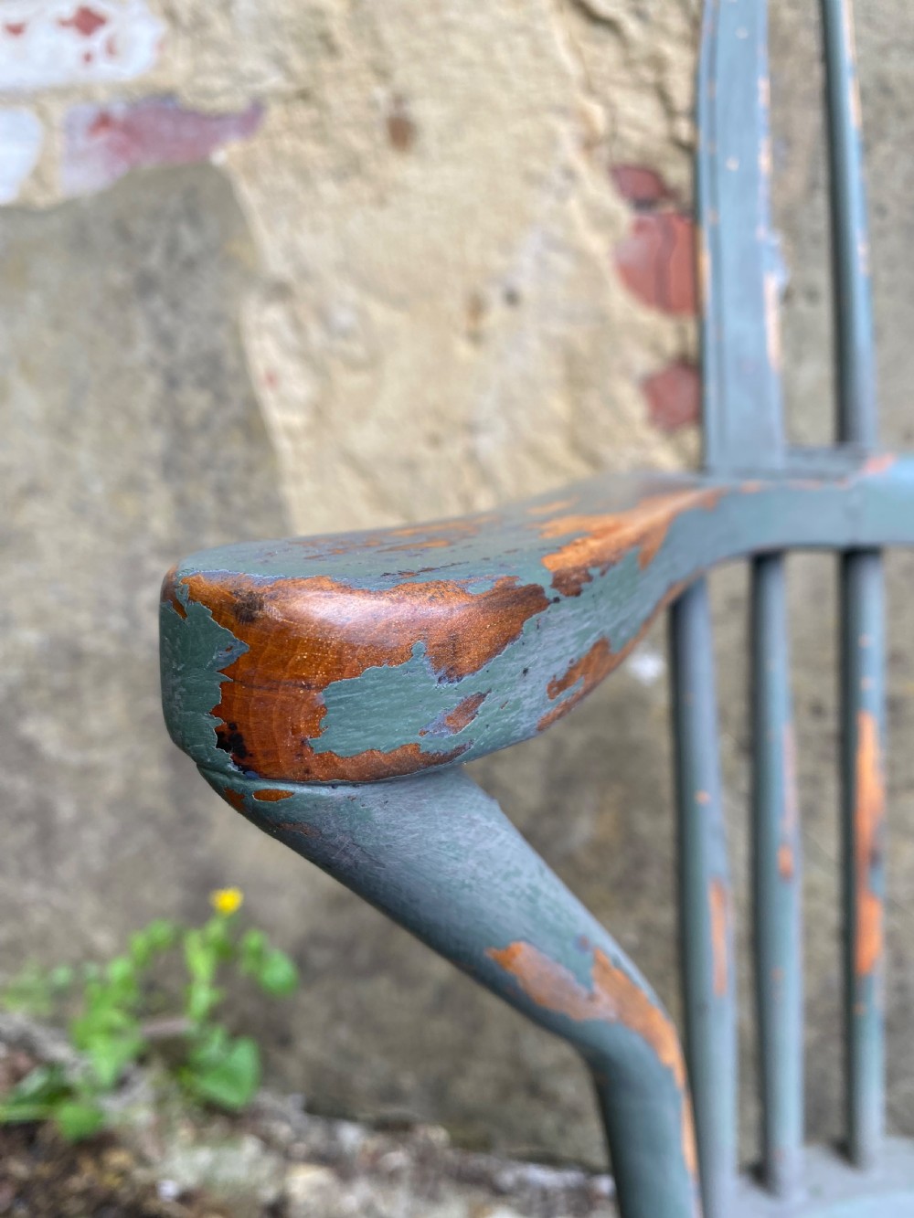 Antique Painted Windsor Chair  View X