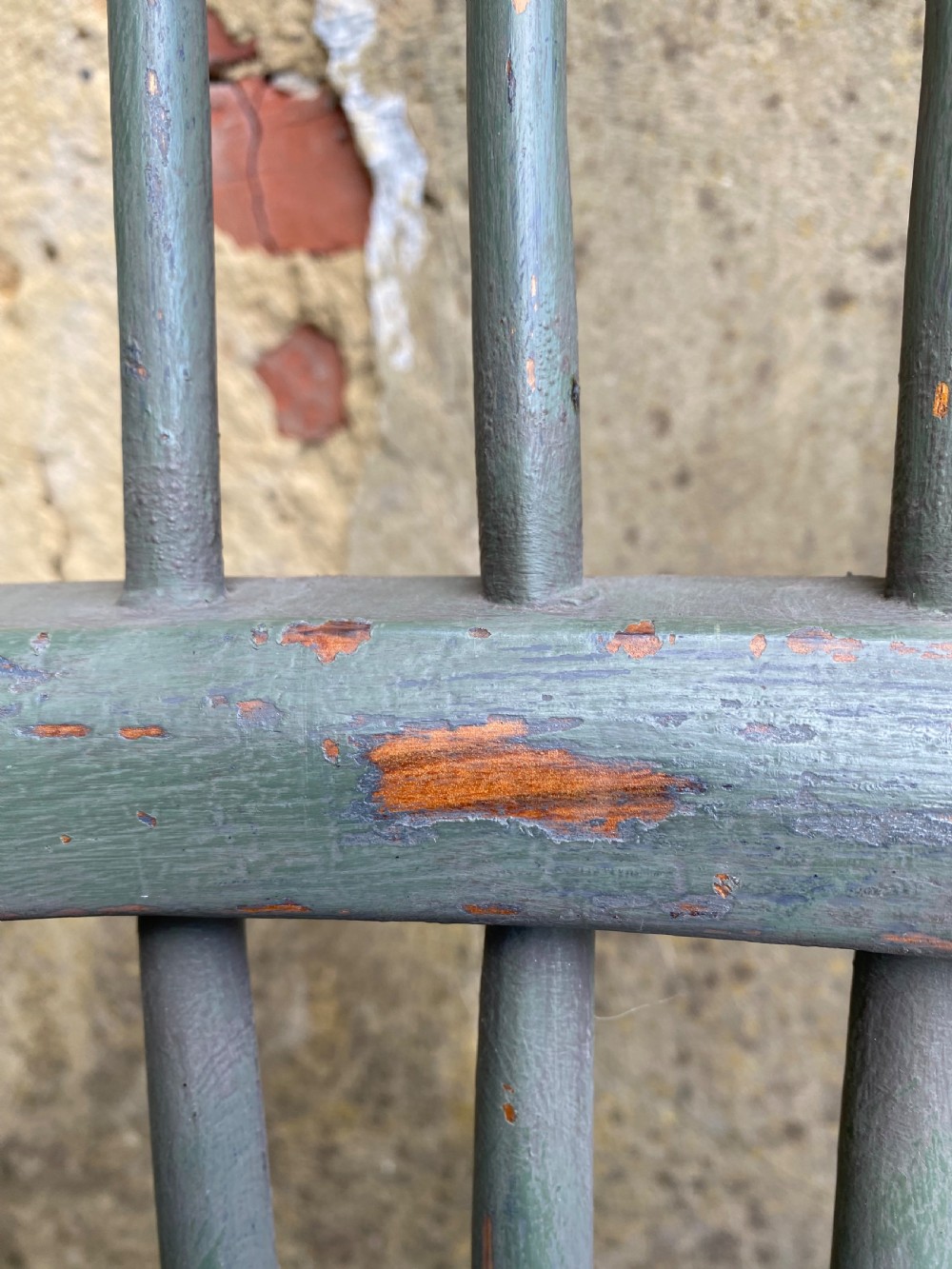 Antique Painted Windsor Chair  View XI