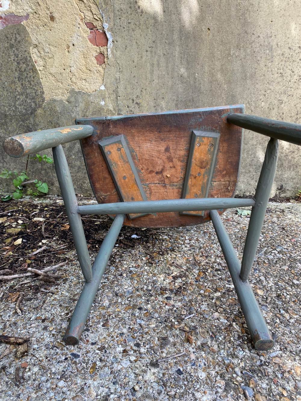 Antique Painted Windsor Chair  View XXII