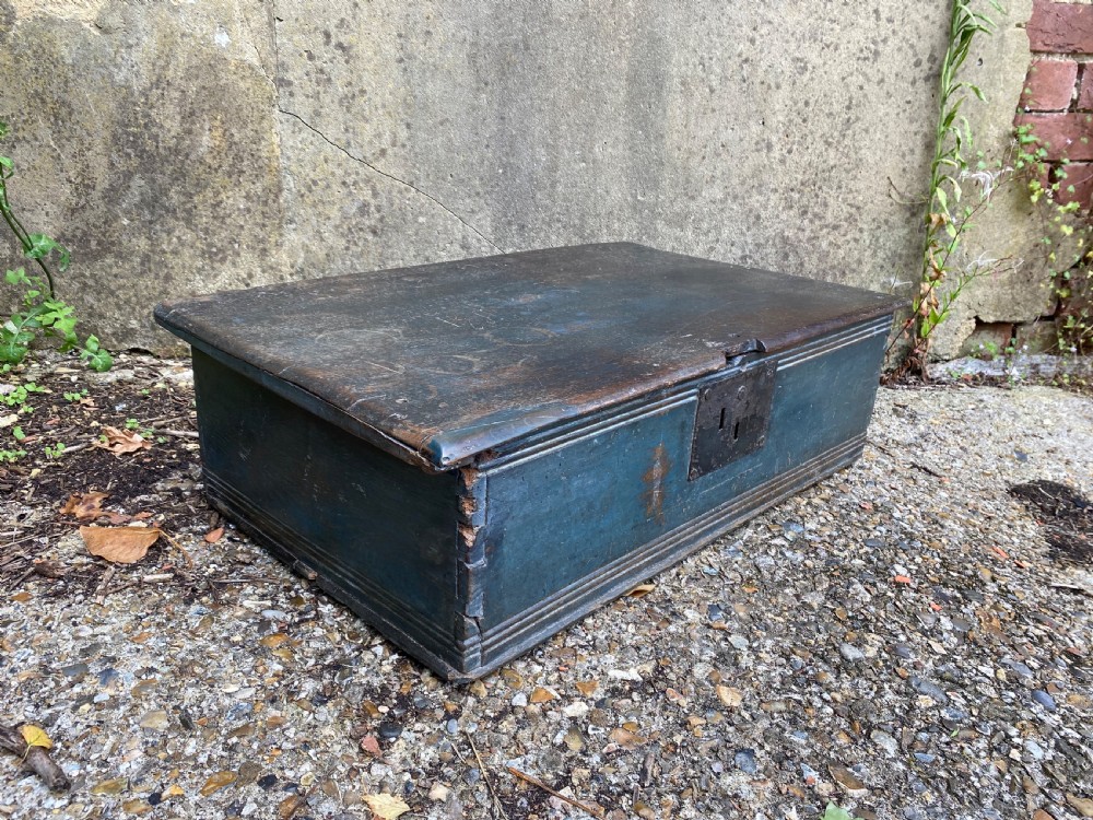 Early Oak Painted Box View II