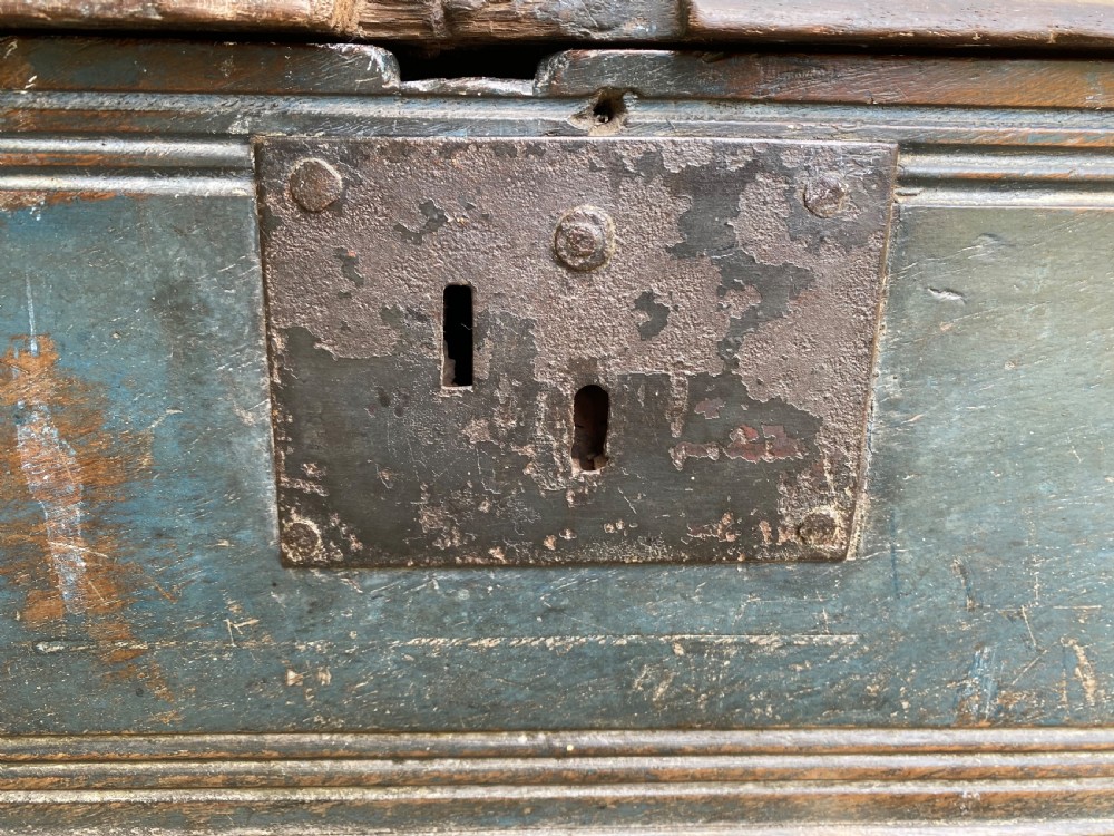 Early Oak Painted Box View IV
