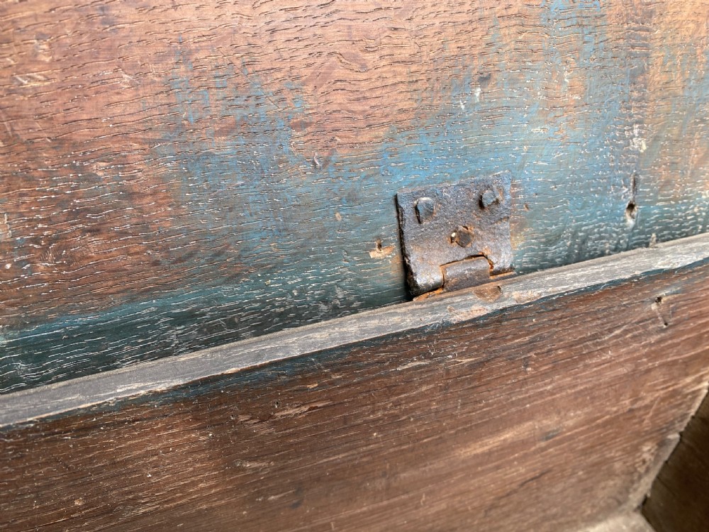 Early Oak Painted Box View IX