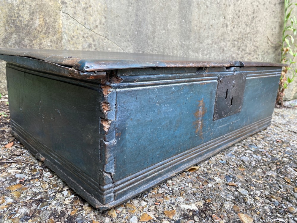 Early Oak Painted Box View XI