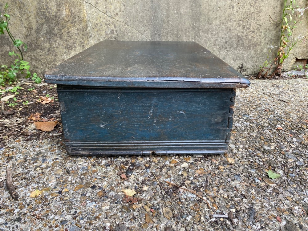 Early Oak Painted Box View XIV