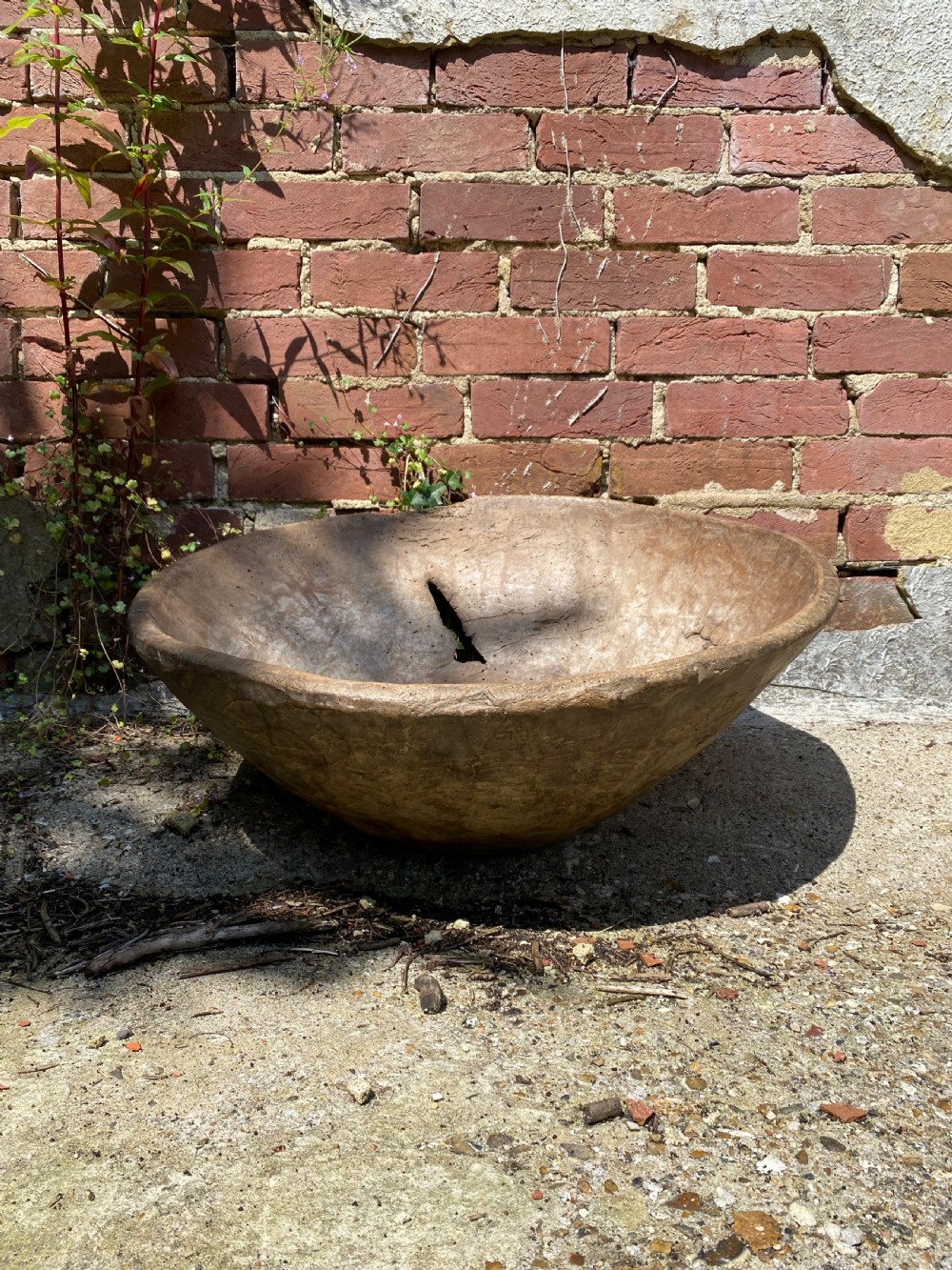 Hand Hewn Wooden Bowl