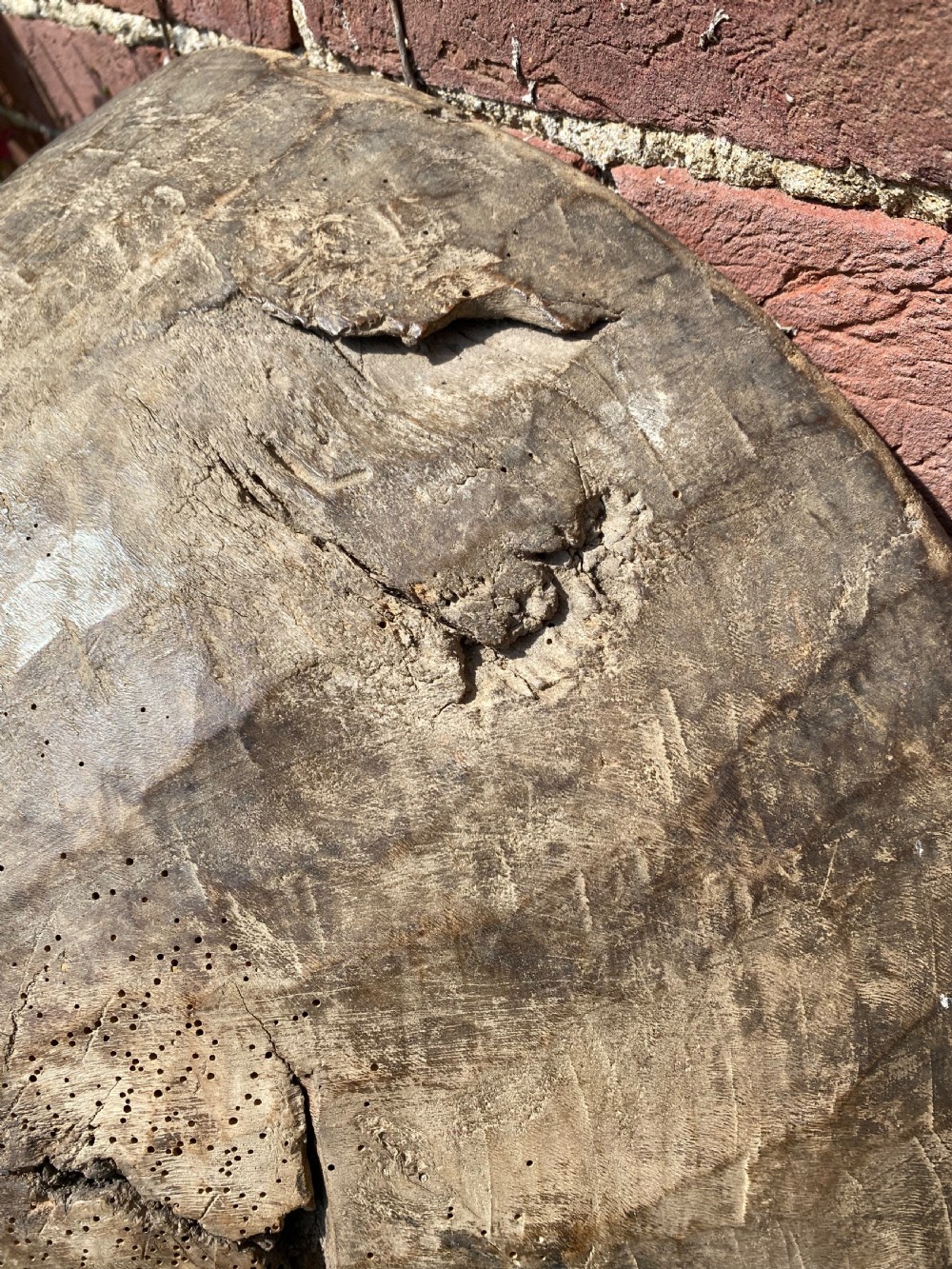 Hand Hewn Wooden Bowl View V