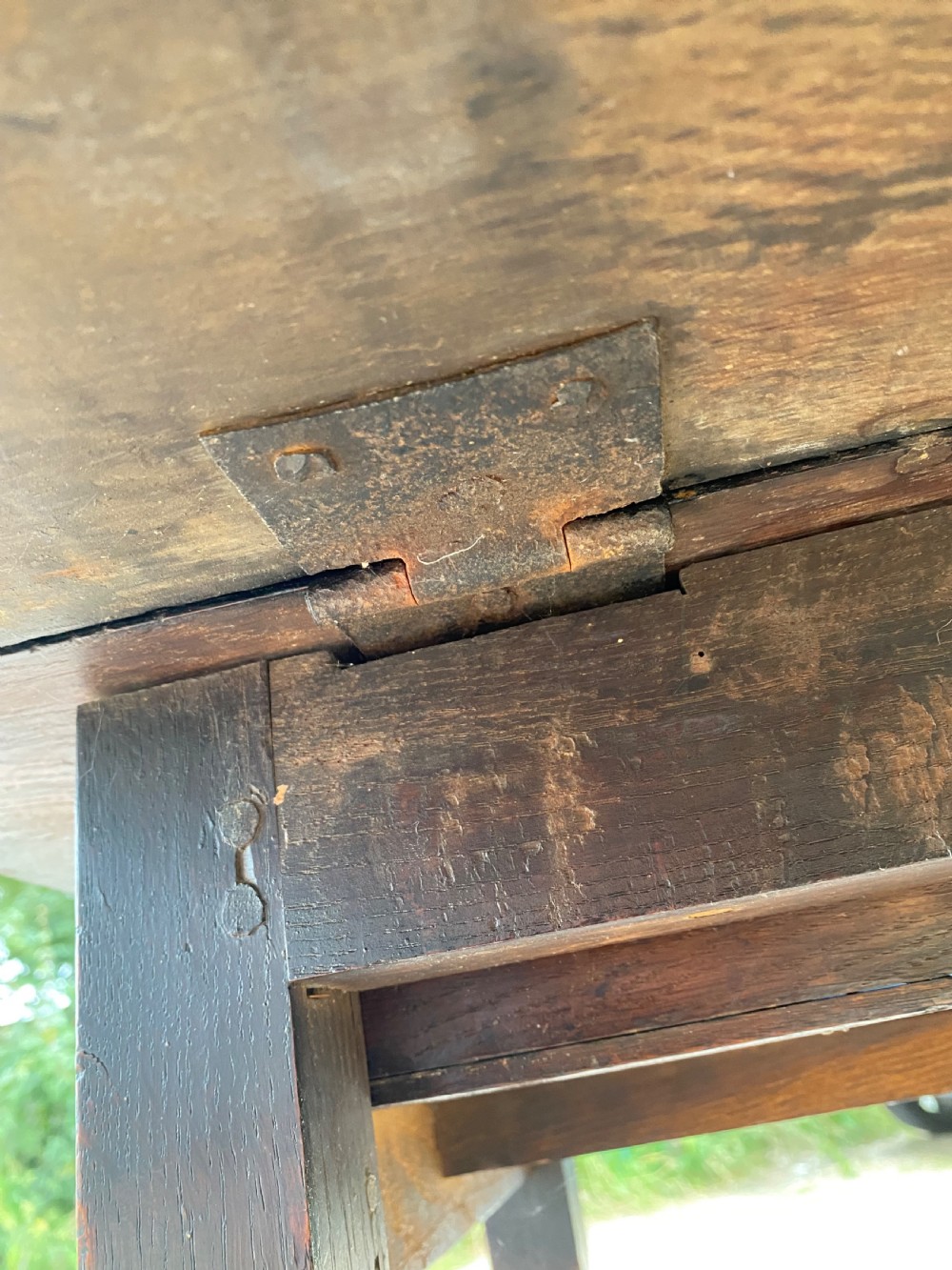 Large Early Oak Gateleg Table View XIV