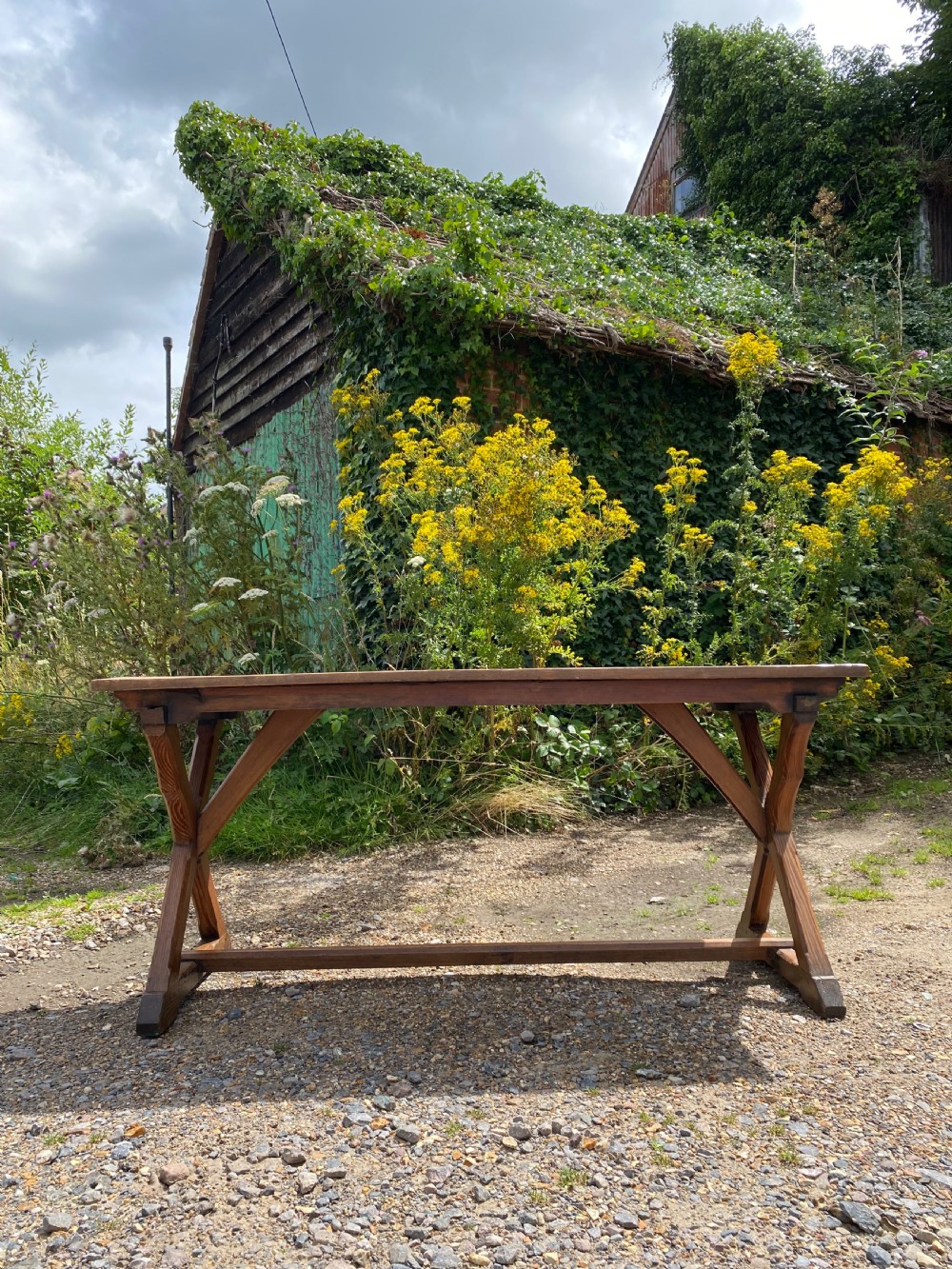 Antique Tavern Table View III