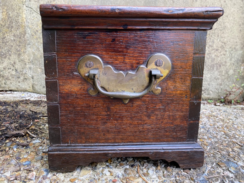 Georgian Oak Strong Box View VI