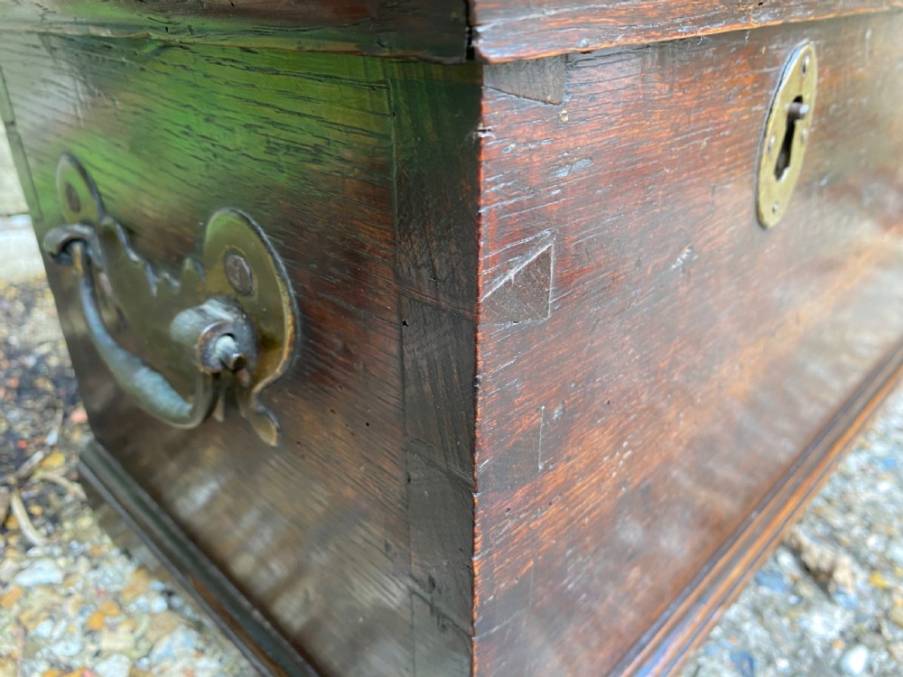 Georgian Oak Strong Box View VII