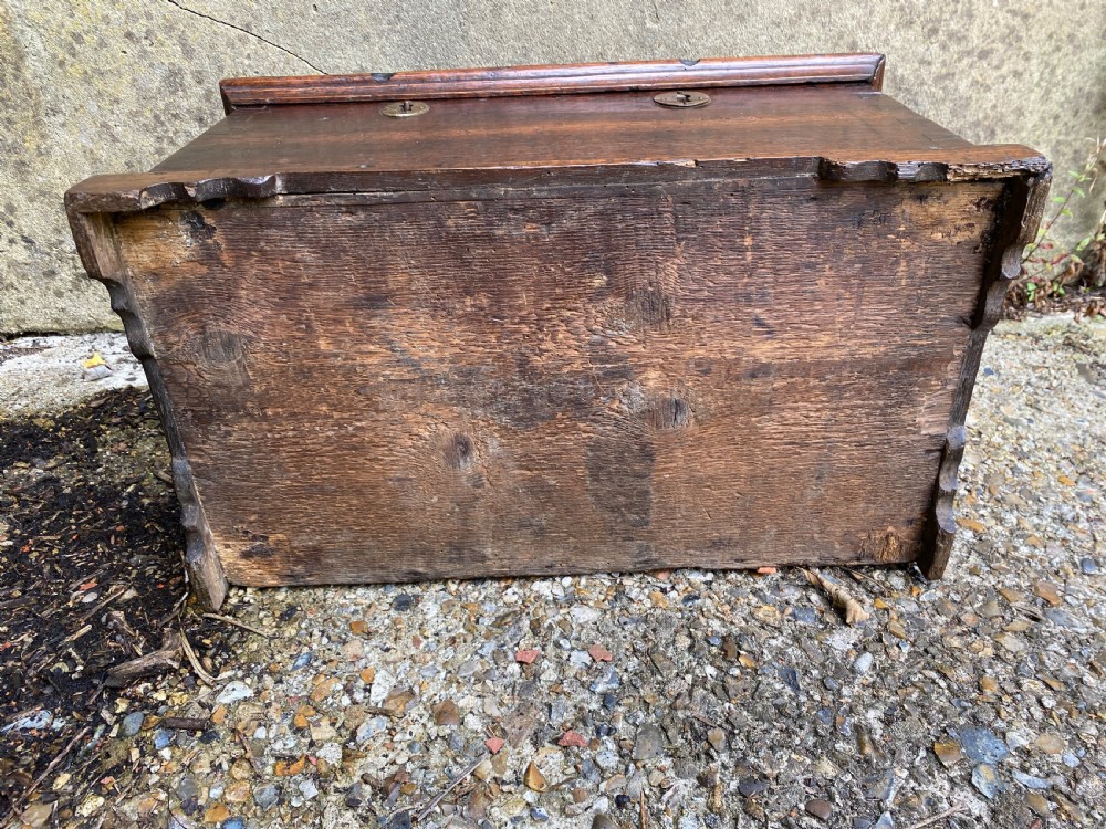 Georgian Oak Strong Box View XII