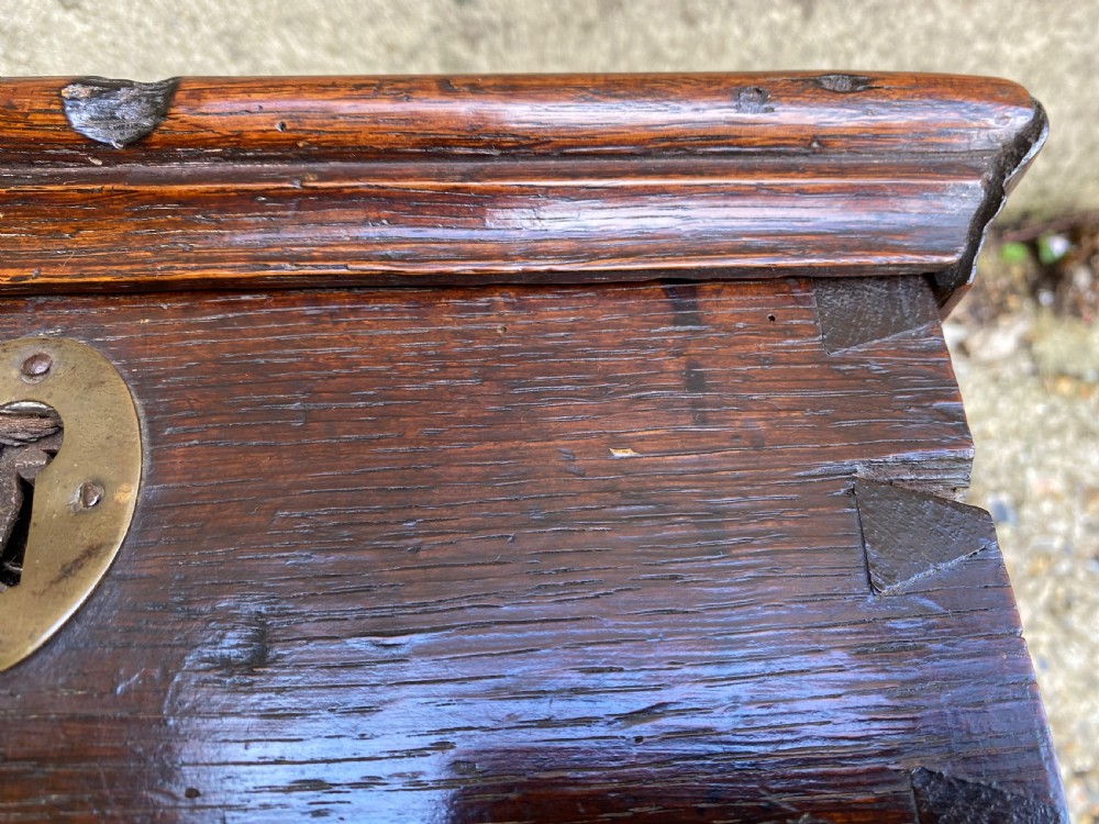 Georgian Oak Strong Box View XIII