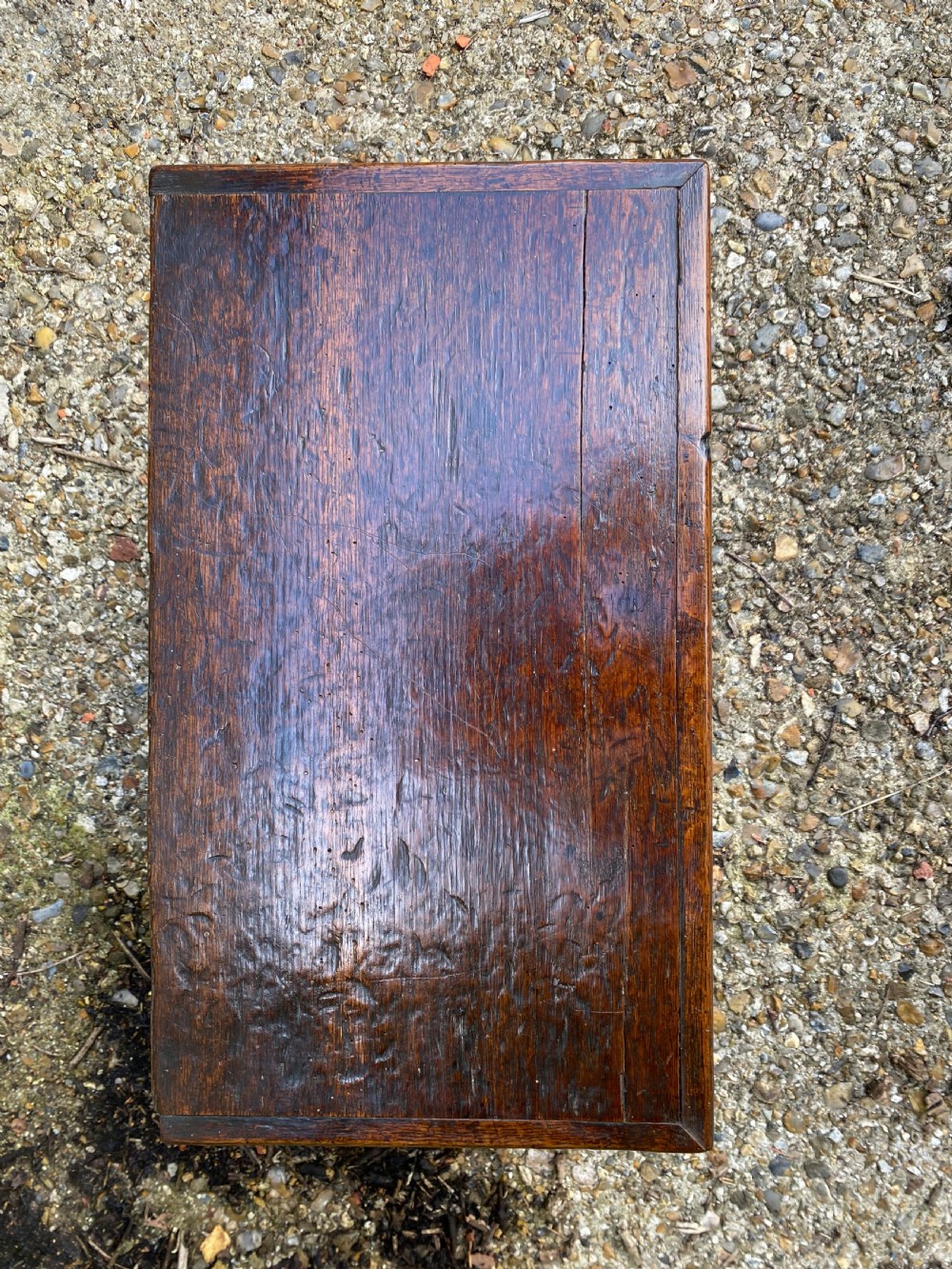 Georgian Oak Strong Box View XIV